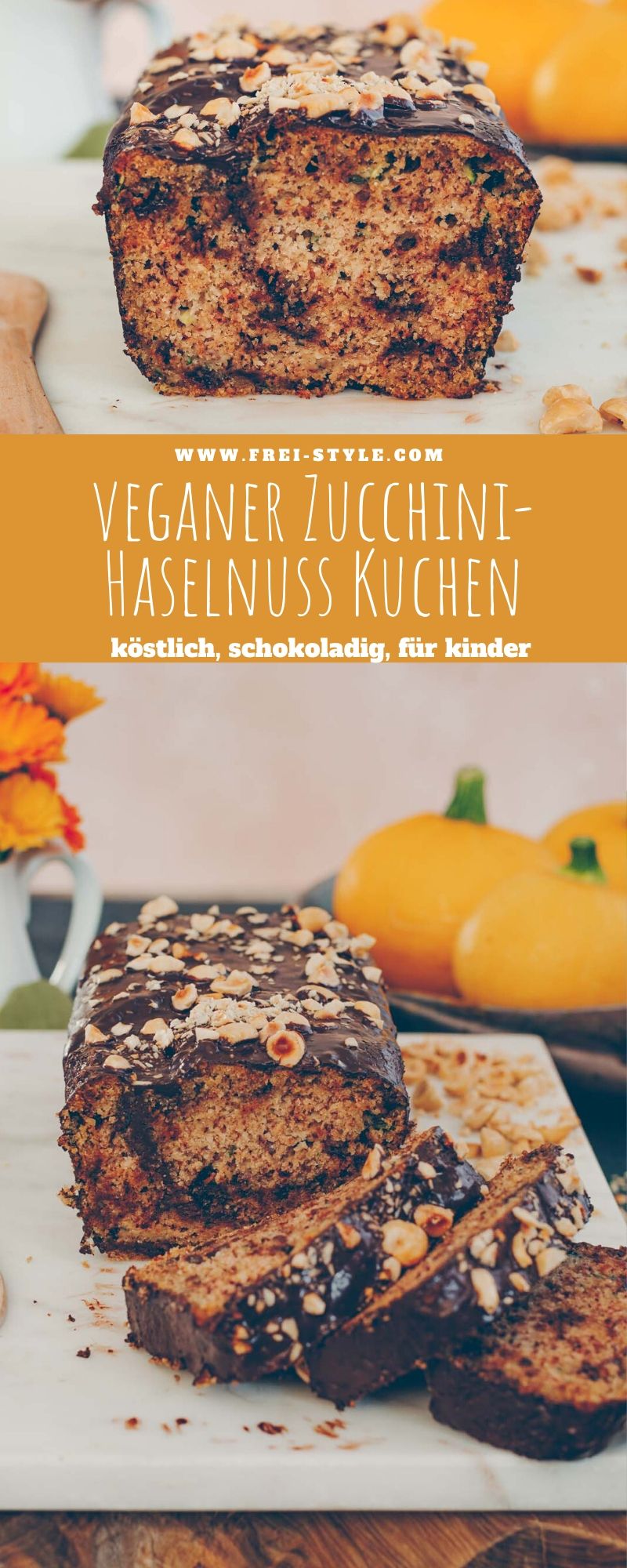 Zucchini-Haselnuss Kuchen