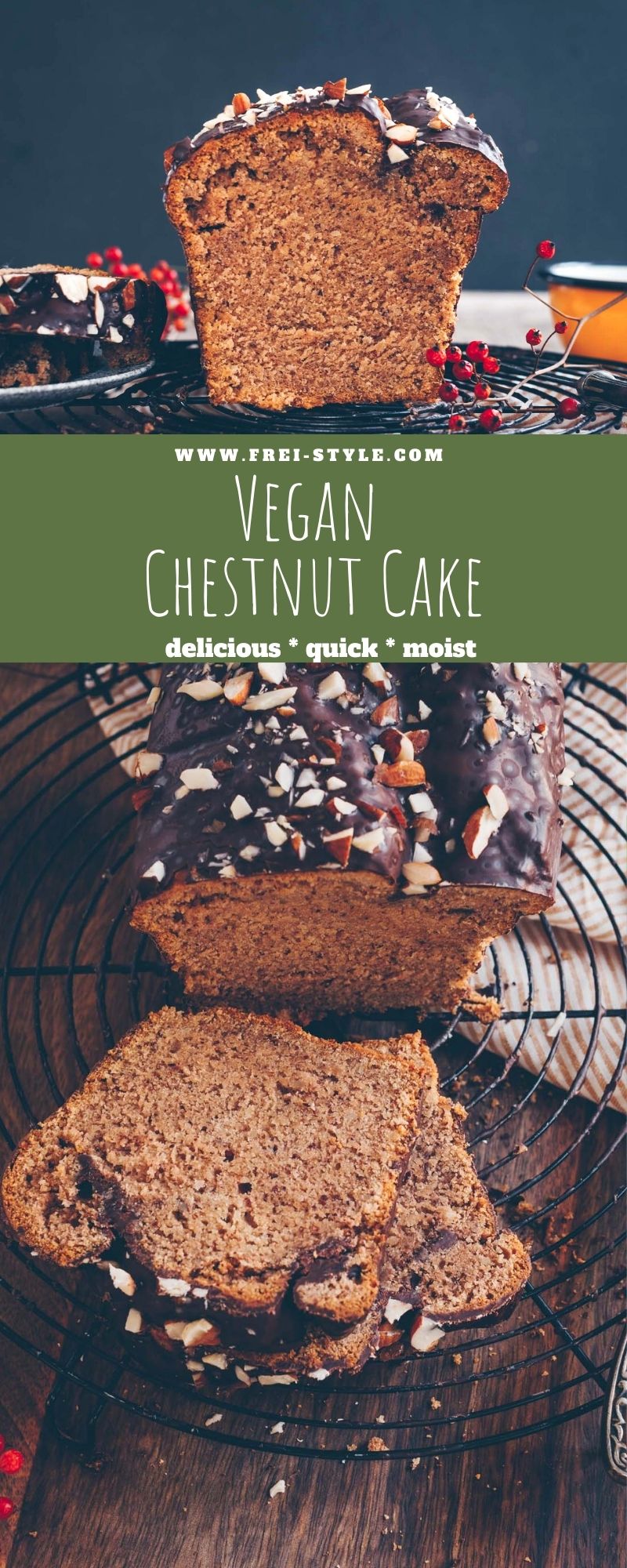 Vegan Chestnut Cake