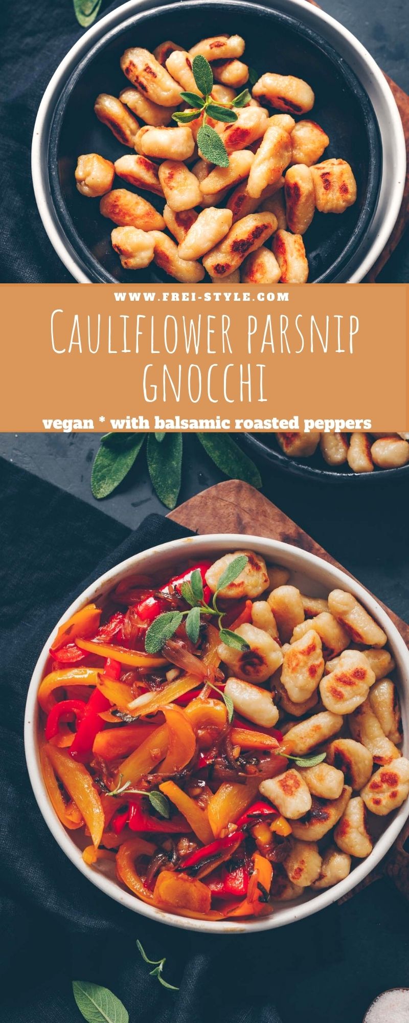 Cauliflower parsnip gnocchi