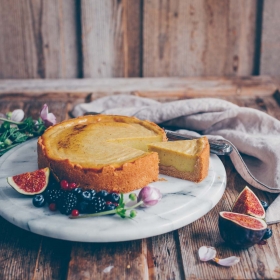 Käsekuchen vegan mit Seidentofu