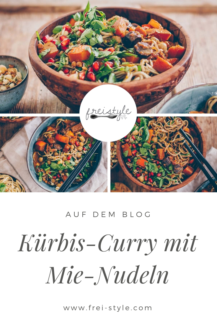 Kürbis-Curry mit Mie-Nudeln
