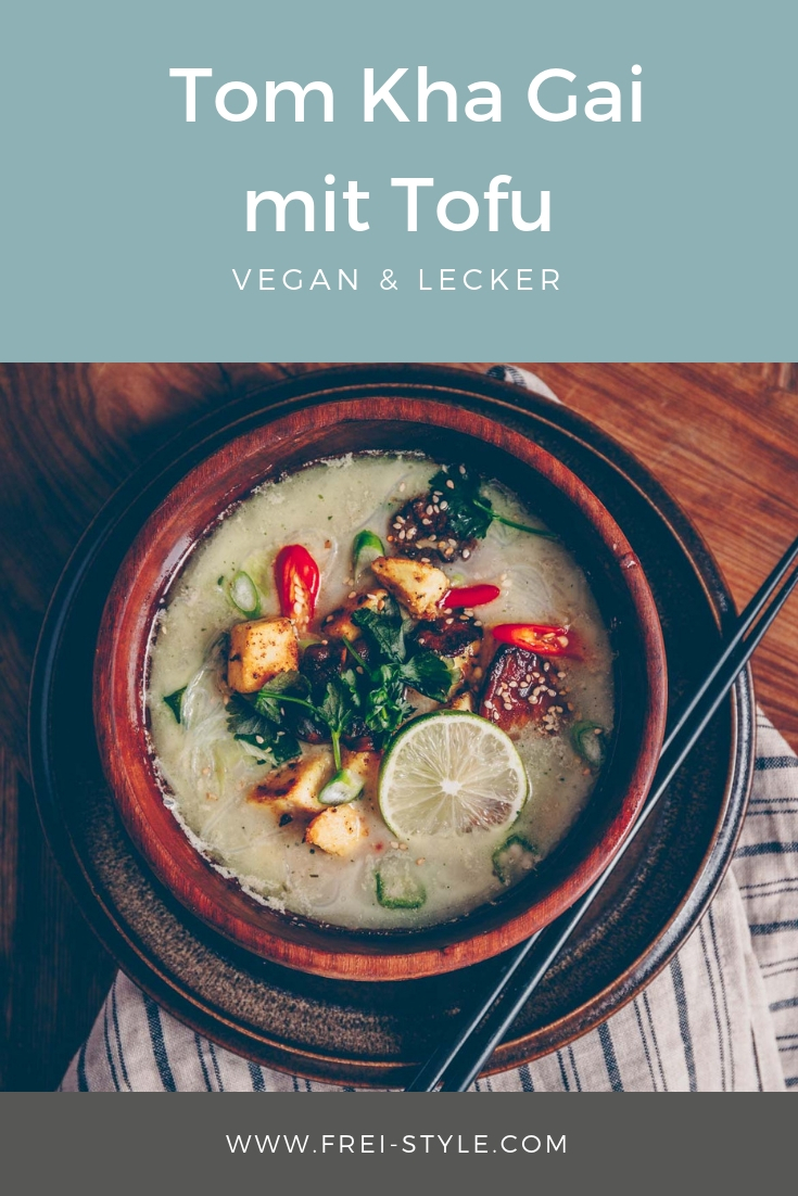 Vegane Tom Kha Gai mit Tofu