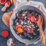 Rote Bete (Randen) Salat mit Orangen und Ricotta