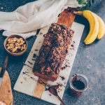 Bananenbrot mit Walnüssen und Schokolade