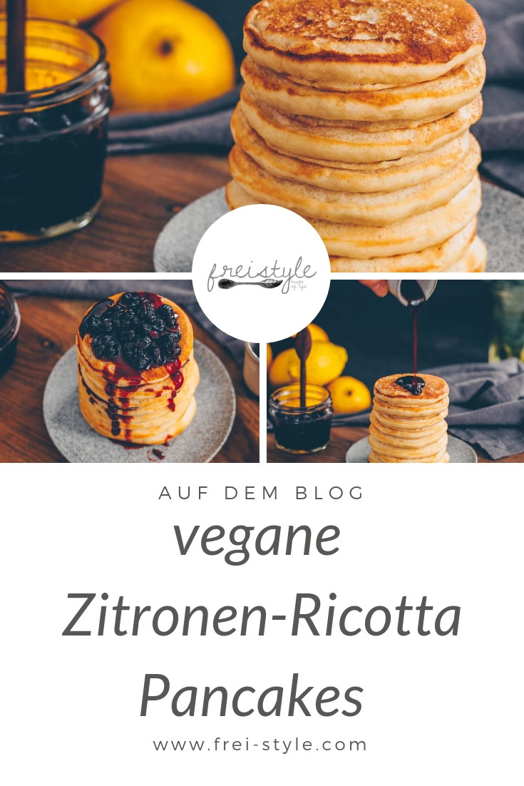 Zitronen-Ricotta Pancakes vegan