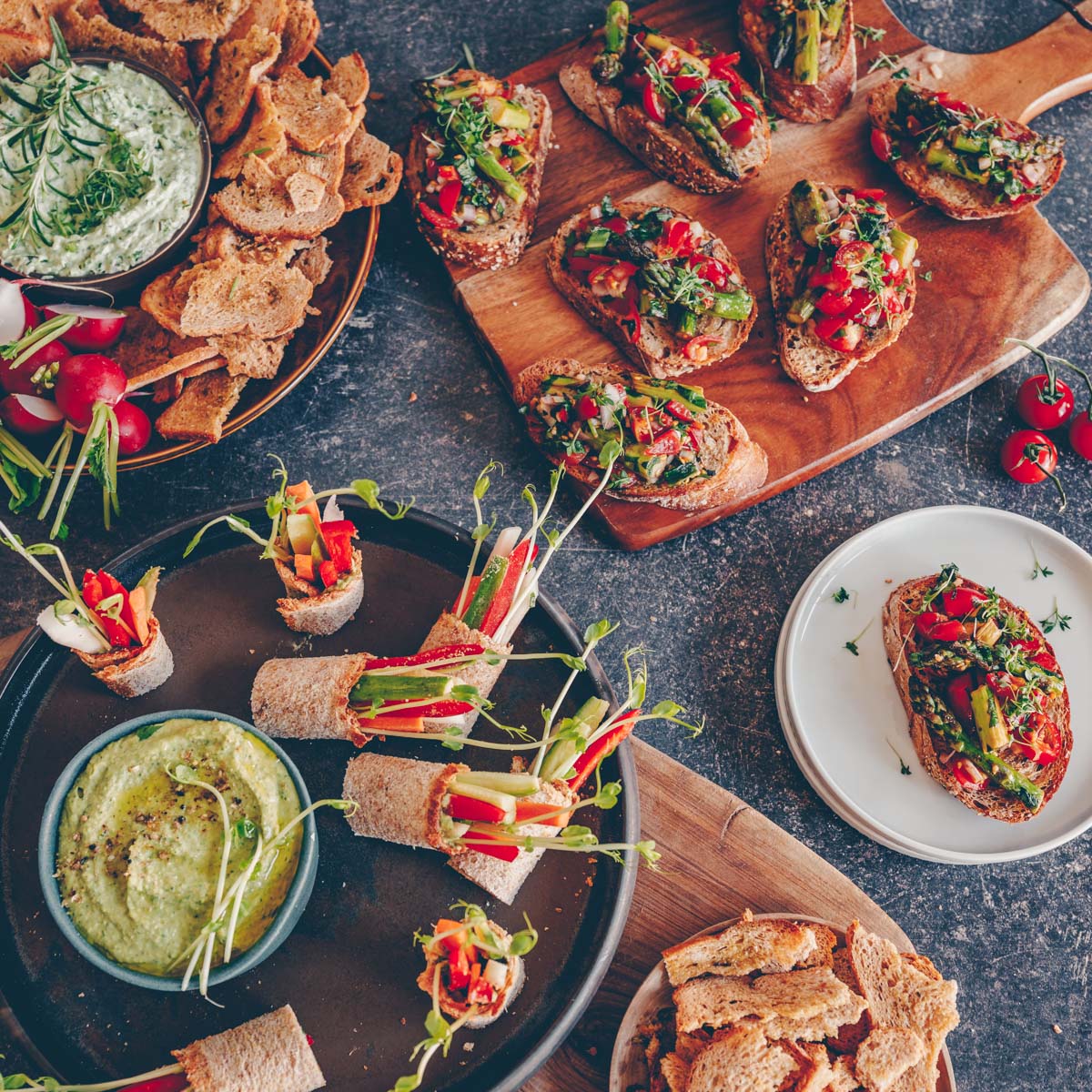 Apéro mit Brot: Drei Genuss-Kombinationen