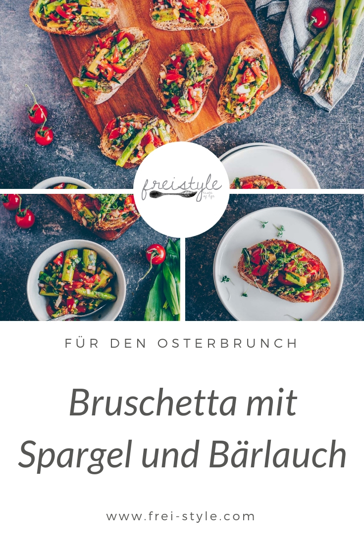Bruschetta mit Spargel & Bärlauch
