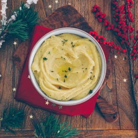 Veganes Weihnachtsmenü: Trüffel-Kartoffelbrei
